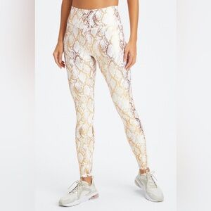 FABLETICS Ultraluxe High-Waisted Leggings COPPER FOIL SNAKE SIZE XXL